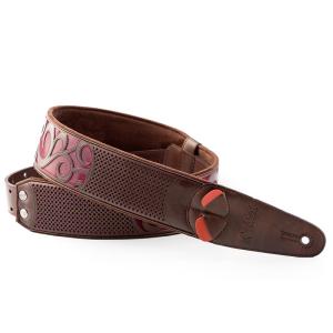 Zemaitis ゼマイティス ギターストラップ レザー Embossed Leather