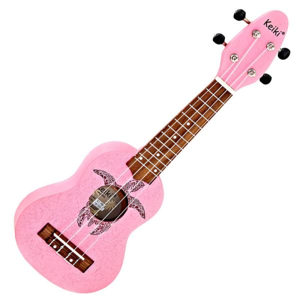 Keiki UKULELES by Ortega  K1-PNK ソプラニーノサイズウクレレ〈オルテ...