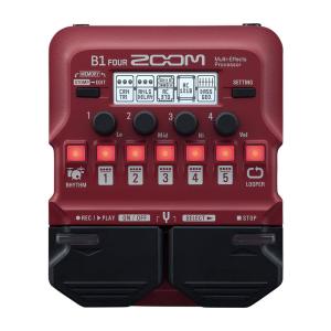 ズーム（zoom） ZOOM B1 FOUR + 純正ACアダプター AD-16A/D セット