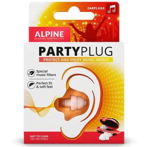 ALPINE HEARING PROTECTION/耳栓 PartyPlug TPR(クリア）〈アルパイン〉｜gakki-de-genki