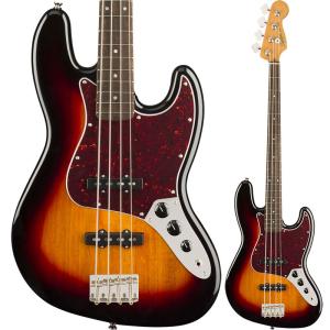 Squier by Fender Classic Vibe '60s Jazz Bass, Laurel Fingerboard, 3-Color Sunburst【スクワイヤー】｜gakki-de-genki