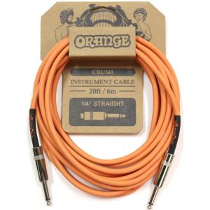 ORANGE/CA036 CRUSH Instrument Cable 20ft/6m Straight 楽器用シールドケーブル【オレンジ】｜gakki-de-genki