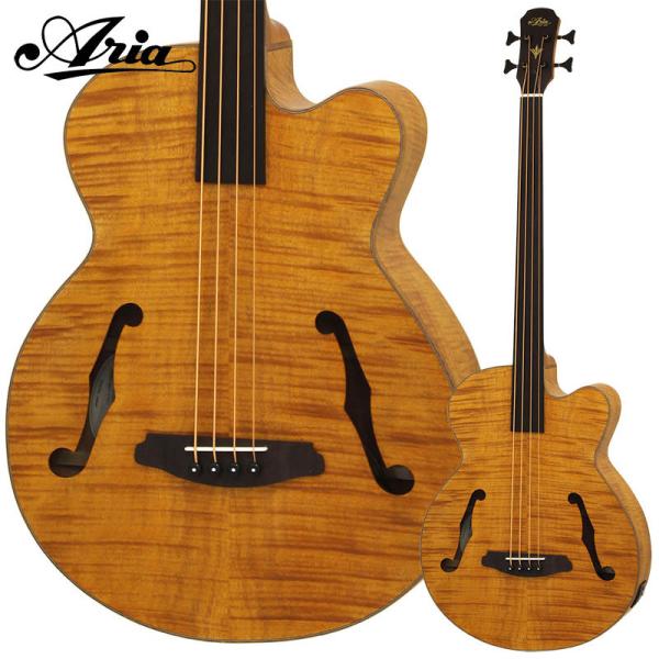 ARIA FEB-F2/FL STBR(Stained Brown) フレットレスエレアコベース【ア...