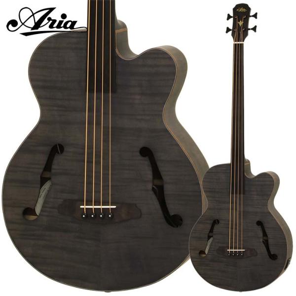 ARIA FEB-F2/FL STBK(Stained Black) フレットレスエレアコベース【ア...
