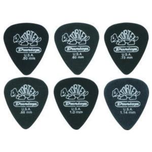 Jim Dunlop ピック 488R TORTEX Pitch Black Standard〈ダンロップ〉