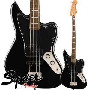 Squier by Fender Classic Vibe Jaguar Bass, Laurel Fingerboard, Black【スクワイア フェンダー・ジャガーベース】｜gakki-de-genki