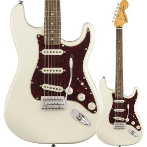 Squier by Fender Classic Vibe '70s Stratocaster, Laurel Fingerboard, Olympic White【スクワイア フェンダーストラトキャスター】｜gakki-de-genki
