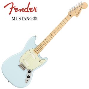 Fender Player Mustang, Maple Fingerboard, Sonic Blue【フェンダーMEXムスタング】｜gakki-de-genki