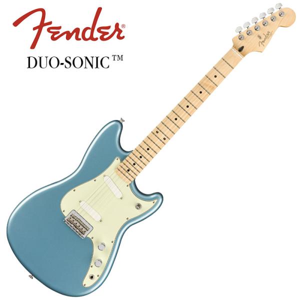 Fender Player Duo Sonic, Maple Fingerboard, Tidepo...