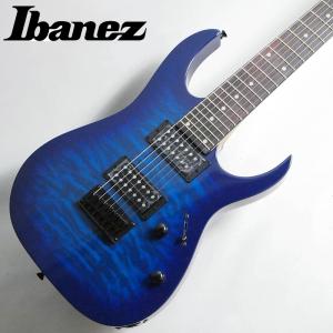 Ibanez GRG7221QA-TBB (Transparent Blue Burst) 7弦エレキギター【アイバニーズ】｜gakki-de-genki