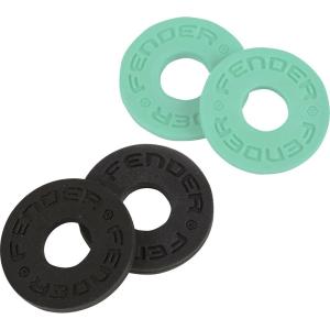 Fender STRAP BLOCKS 4 PK Black and Surf Green【フェンダー】｜gakki-de-genki