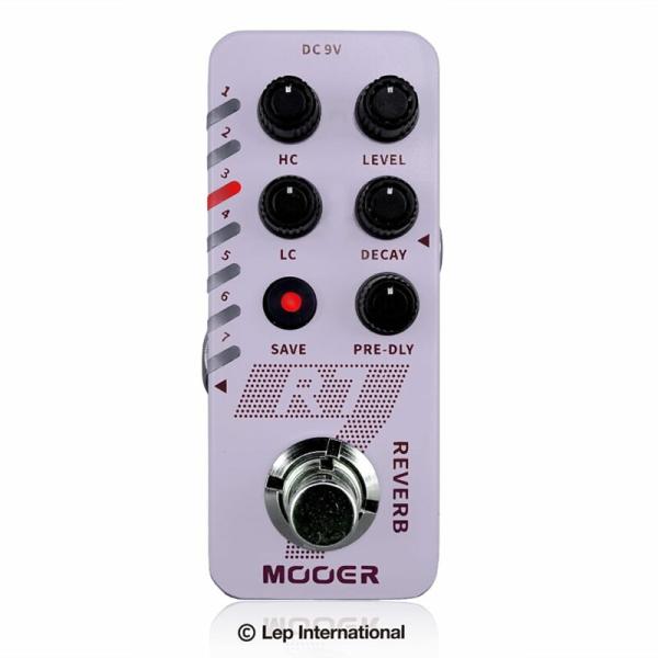 Mooer R7 リバーブ ギター エフェクター〈ムーアー〉〈正規輸入品〉