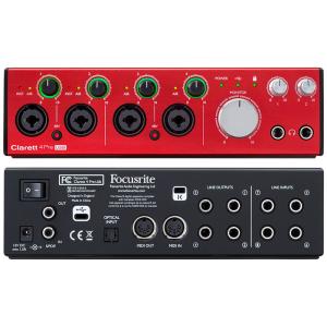 Focusrite Clarett+ 4 Pre USB オーディオインターフェース【フォーカスライト】｜gakki-de-genki