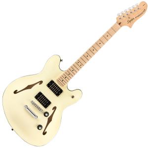 Squier by Fender Affinity Series Starcaster, Maple Fingerboard, Olympic White【スクワイア フェンダー】｜gakki-de-genki