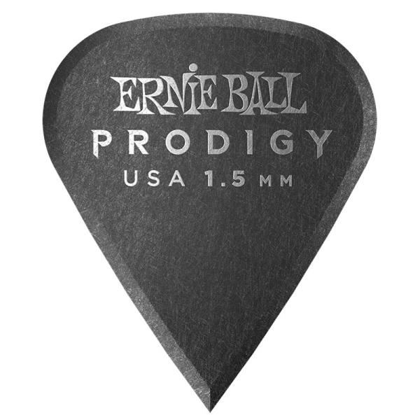 ERNIE BALL 1.5MM BLACK SHARP PRODIGY PICKS 6枚パック ピ...