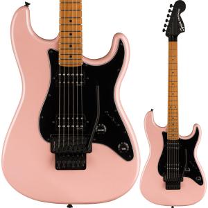 Squier by Fender Contemporary Stratocaster HH FR, Roasted Maple Fingerboard, Black Pickguard, Shell Pink Pearl【スクワイア フェンダー】｜gakki-de-genki