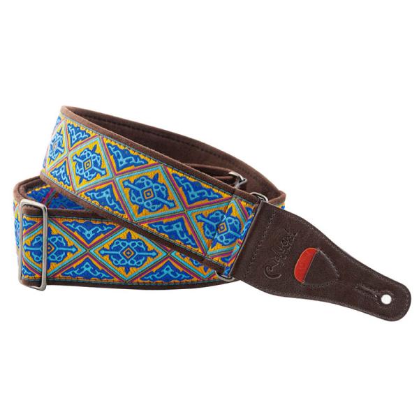 Righton! HAFA BLUE ビンテージスタイルギターストラップ 〈ライトオン！ストラップス...