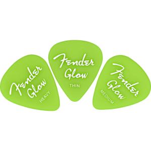 Fender ピック Glow In The Dark 351 Picks, 12-Pack (フェンダー)｜gakki-de-genki