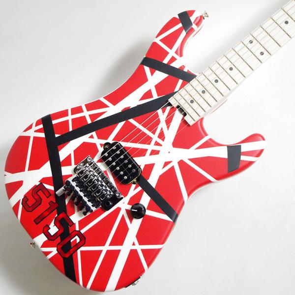 EVH Striped Series 5150 Red with Black and White S...