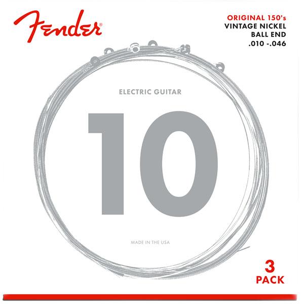 Fender Original 150 Guitar Strings, Pure Nickel Wo...