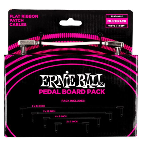 ERNIE BALL 6387 FLAT RIBBON PATCH CABLES PEDALBOAR...