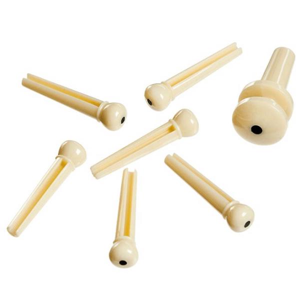 Planet Waves PWPS12 Ivory with Ebony Dot ABS樹脂ブリッジ...