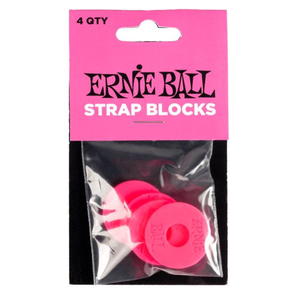 ERNIE BALL #5623 PINK STRAP BLOCKS ストラップ ブロック〈アーニー...