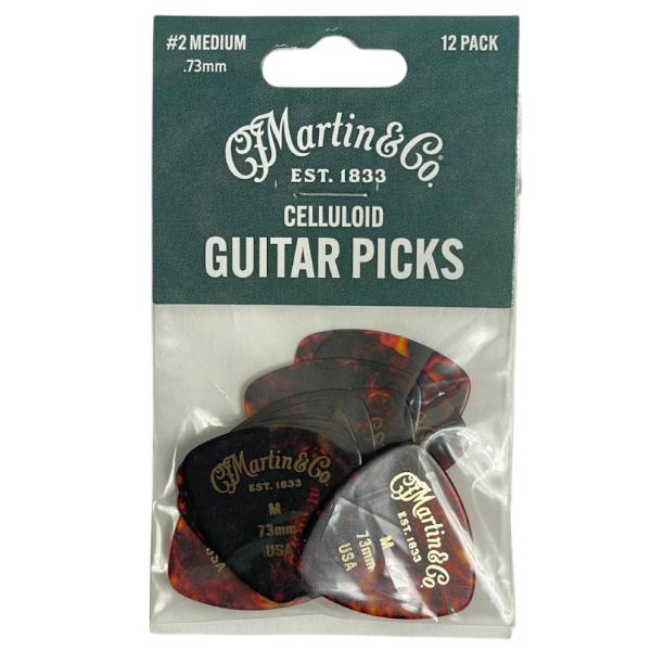 Martin 18A0053 Medium 73mm トライアングルピック （12枚パック） 〈マー...