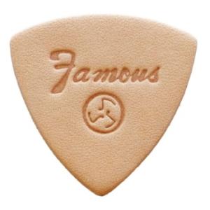 Famous 本革製ピック Famousロゴ〈フェイマス〉