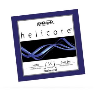 D'Addario コントラバス弦 H614 3/4M（E-nickel） Helicore Orchestral Bass strings〈ダダリオ〉｜gakki-de-genki