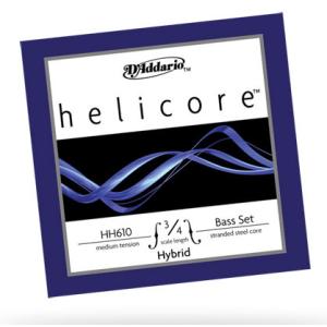 D'Addario コントラバス弦 HH612 3/4M（D-nickel） Helicore Hybrid Bass Strings〈ダダリオ〉｜gakki-de-genki