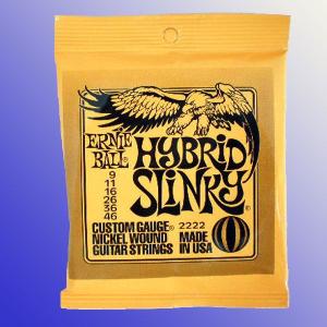 ERNIE BALL[アーニーボール]エレキギター弦 #2222 [オレンジ]HYBRID SLINKY .009.011.016.026.036.046｜gakki-mori