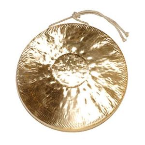 銅鑼　どら 手銅鑼(低音) ドラ ゴング 22.5cm / Chinese low sound hand gong