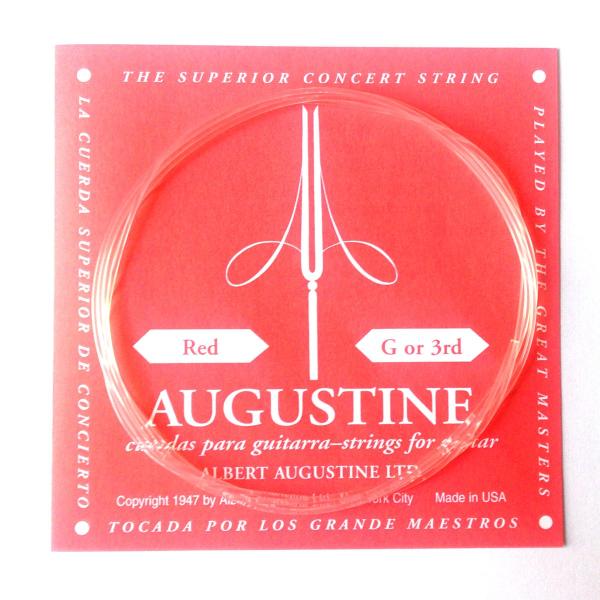 Augustine[オーガスチン]クラシックギター弦　レッド　3弦