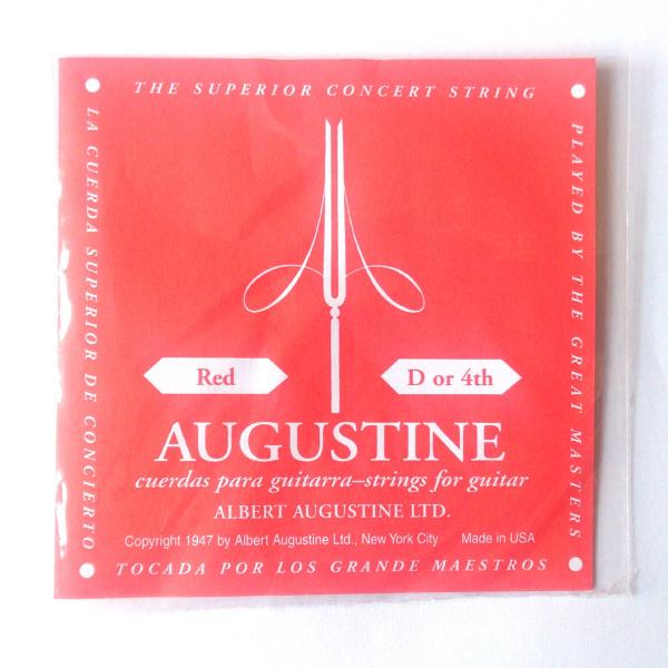 Augustine[オーガスチン]クラシックギター弦　レッド　4弦