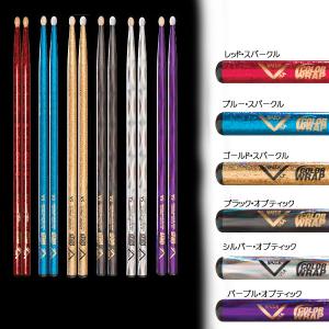 VATER [ベーター]　カラー ドラム スティック　5A　Color Wrap Series　ウッドチップ　14.5×406mm｜gakki-mori