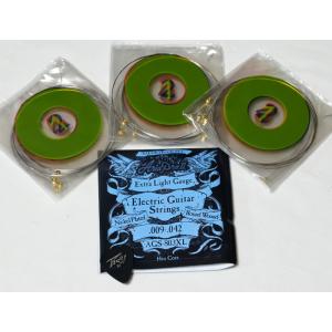 Aria ProII AGS-803XL アリア エレキギター弦 3セットパック エキストラライトゲ...
