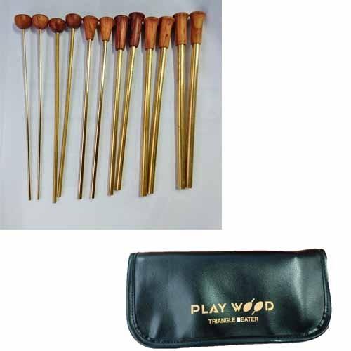 トライアングルビーター　打棒真鍮材セット　OTB-B　ケース付セット　