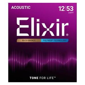 【Elixir（エリクサー）アコギ弦(フォスファーブロンズ)】アコースティックギター弦 POLYWE...