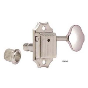 【SCUD】【ギター用マシンヘッド】クルーソンタイプ・ギター用ペグ バタービーンズノブ ニッケル　2...