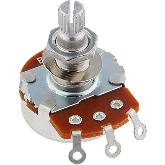 【SCUD】【ポット】ALPHA製ポット φ24 500KΩ Bカーブ ミリサイズ　ALP-500B