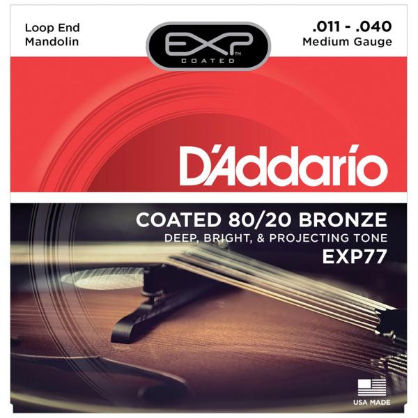 【D'Addario （ダダリオ）】【マンドリン弦】EXP77 EXP Coated 80/20 B...