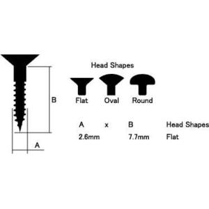 【SCUD】【スクリュー】レバースイッチ用ビス LS-05C ミリサイズ(クローム)