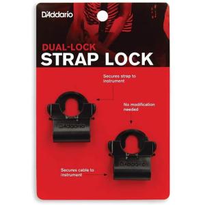 D'Addario ダダリオ ストラップロック Dual Lock Strap Clip PW-DLC-01