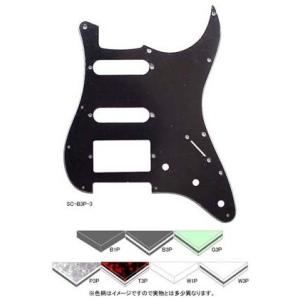 【SCUD】【ピックガード】STタイプピックガード SC-W3P-3 STタイプ、SSH ホワイト　...