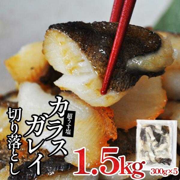 訳あり ( カラスガレイ切落し 300ｇ×5袋 ) 海鮮 訳あり 訳アリ 訳あり食品