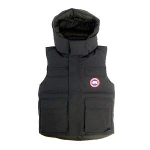 カナダグース CANADA GOOSE フード付きダウンベスト 3339JMD HUDSON ハドソン NAVY Made inCANADA｜gaku-shop