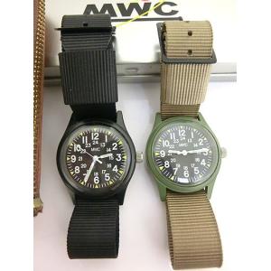 MWC ミリタリーウォッチカンパニー W113 CLASSIC RANGE QUARTZ WATCHES　ブラック　オリーブ｜gaku-shop