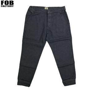 Ｆ.Ｏ.Ｂエフオービー　エフオービー FOB FACTORY　FOBファクトリー　F0403 RELAX スウェットパンツ　DENIM｜gaku-shop