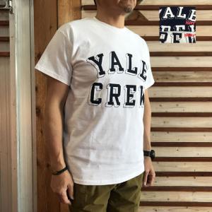 【SALE】SCREEN STARS スクリーンスターズ 　YALE SS TEE プリントTシャツ　カレッジT 　イエール大学　White  Navy｜gaku-shop